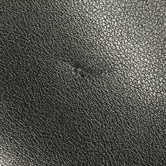 SUMMER & ROSE.  Tote bag.  Black vegan leather. - Picture 8 of 8